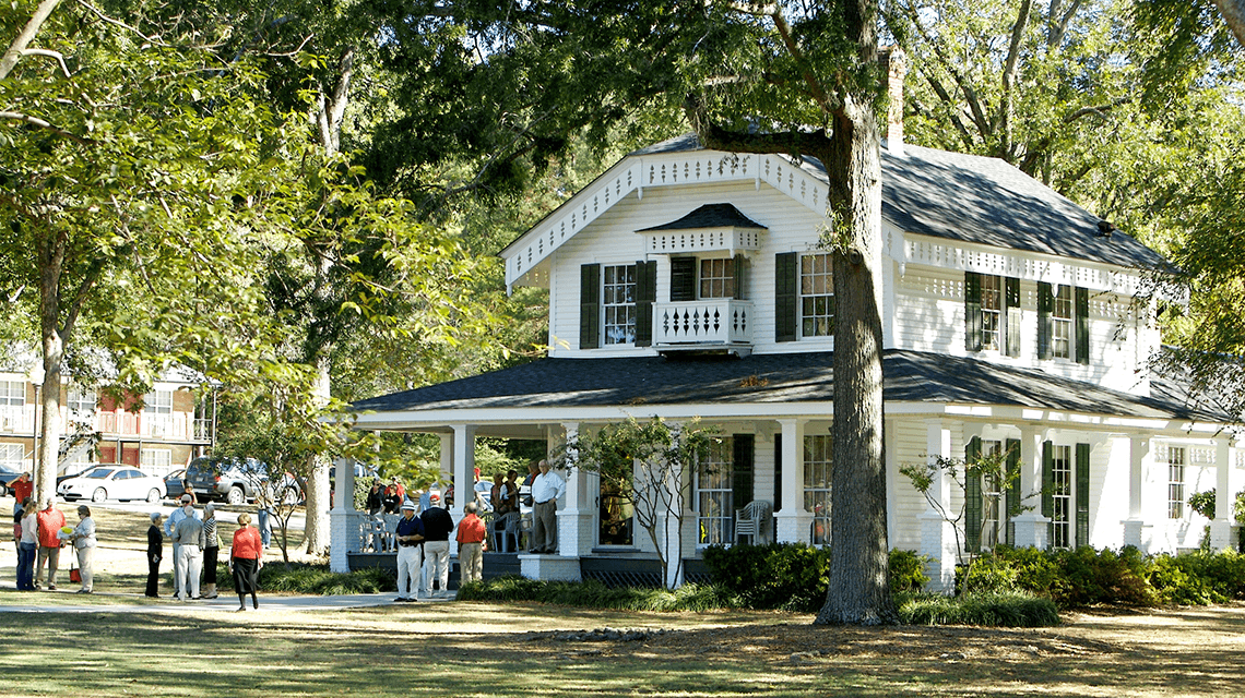 The Alumni House at Jacksonville State University in Jacksonville, Alabama