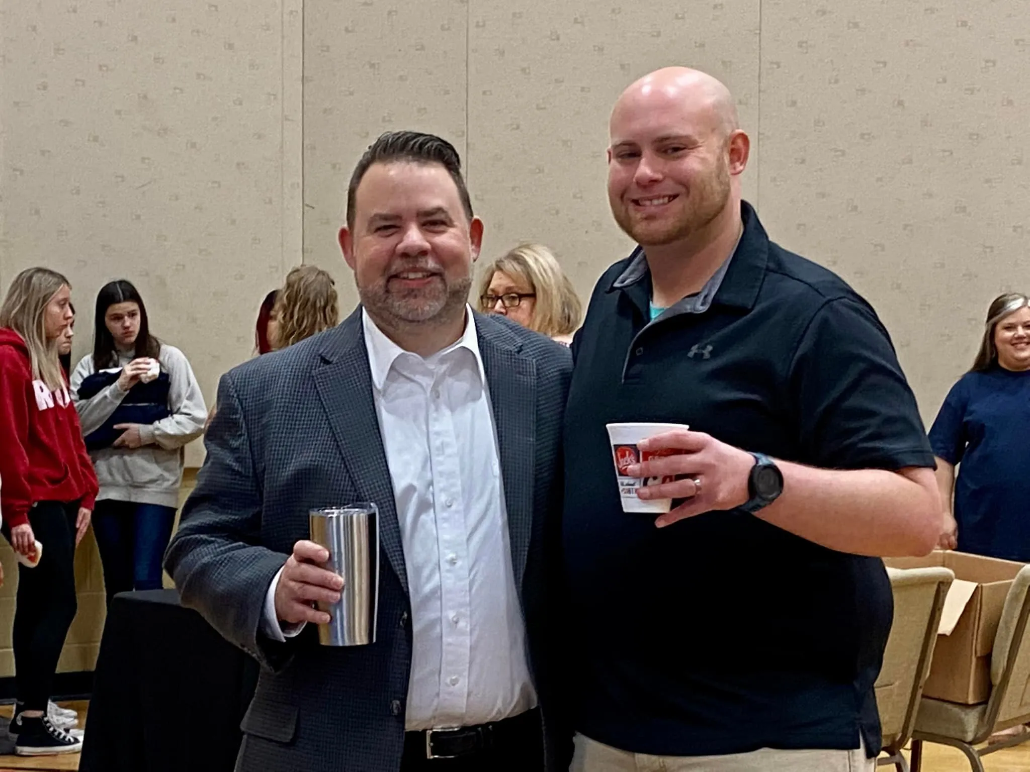 Kyle Bryan with Shannon Jenkins of United Way of East Central Alabama