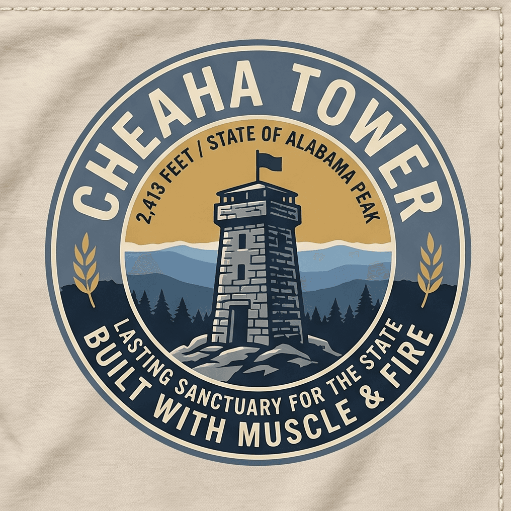 Cheaha Tower Sticker