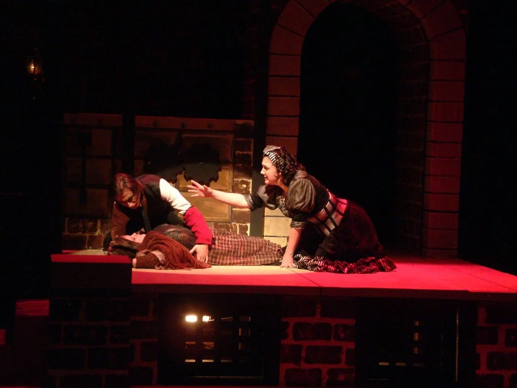 Production photo from Sweeney Todd, Jacksonville State University, 2008