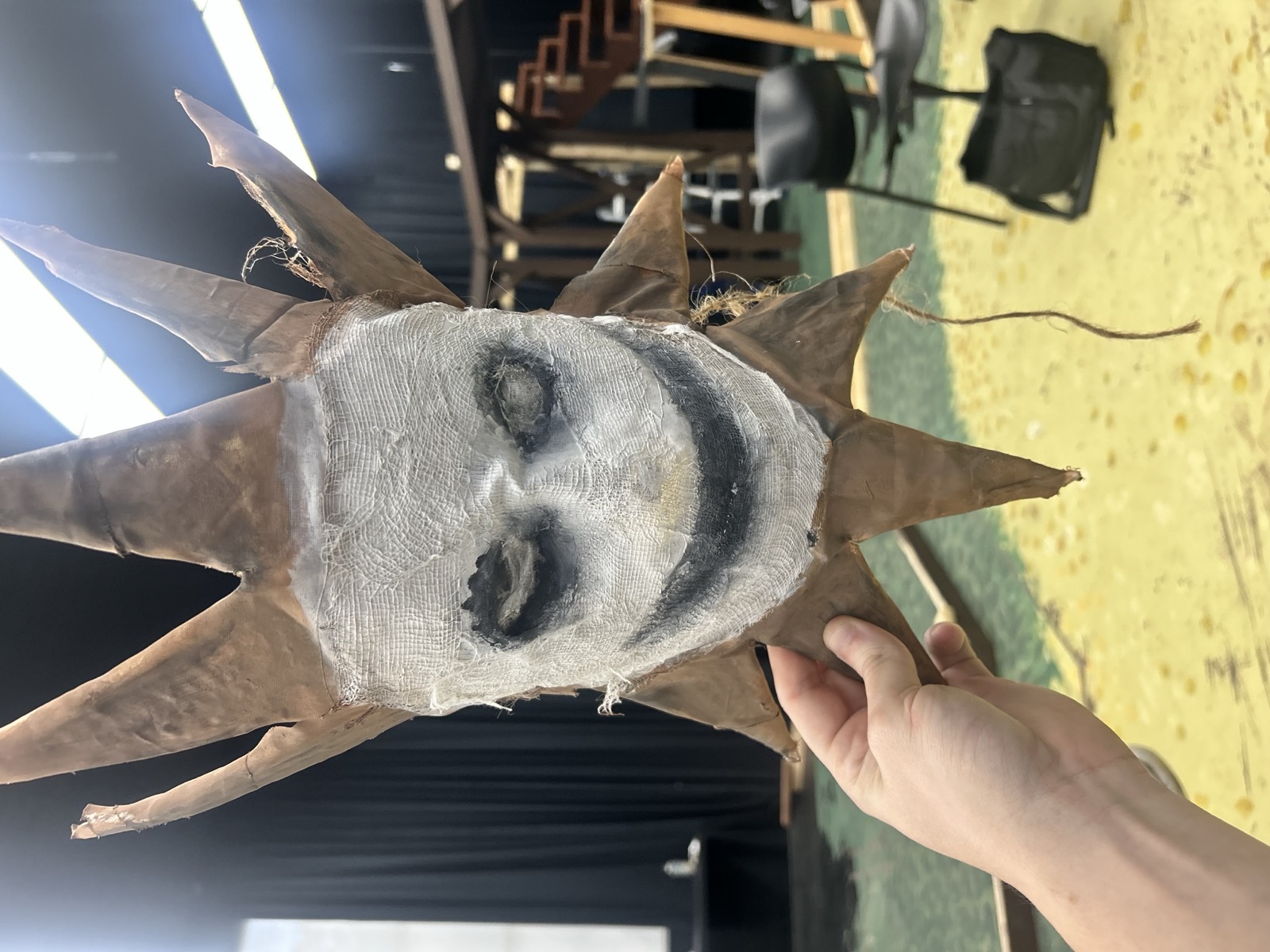 Sweeney Todd, Theatre of Gadsden — A mask, painted for the show.