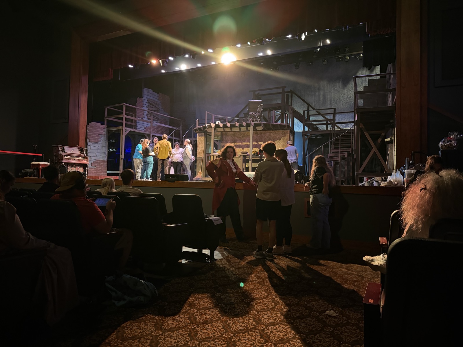 Sweeney Todd, Theatre of Gadsden — The set, lit.