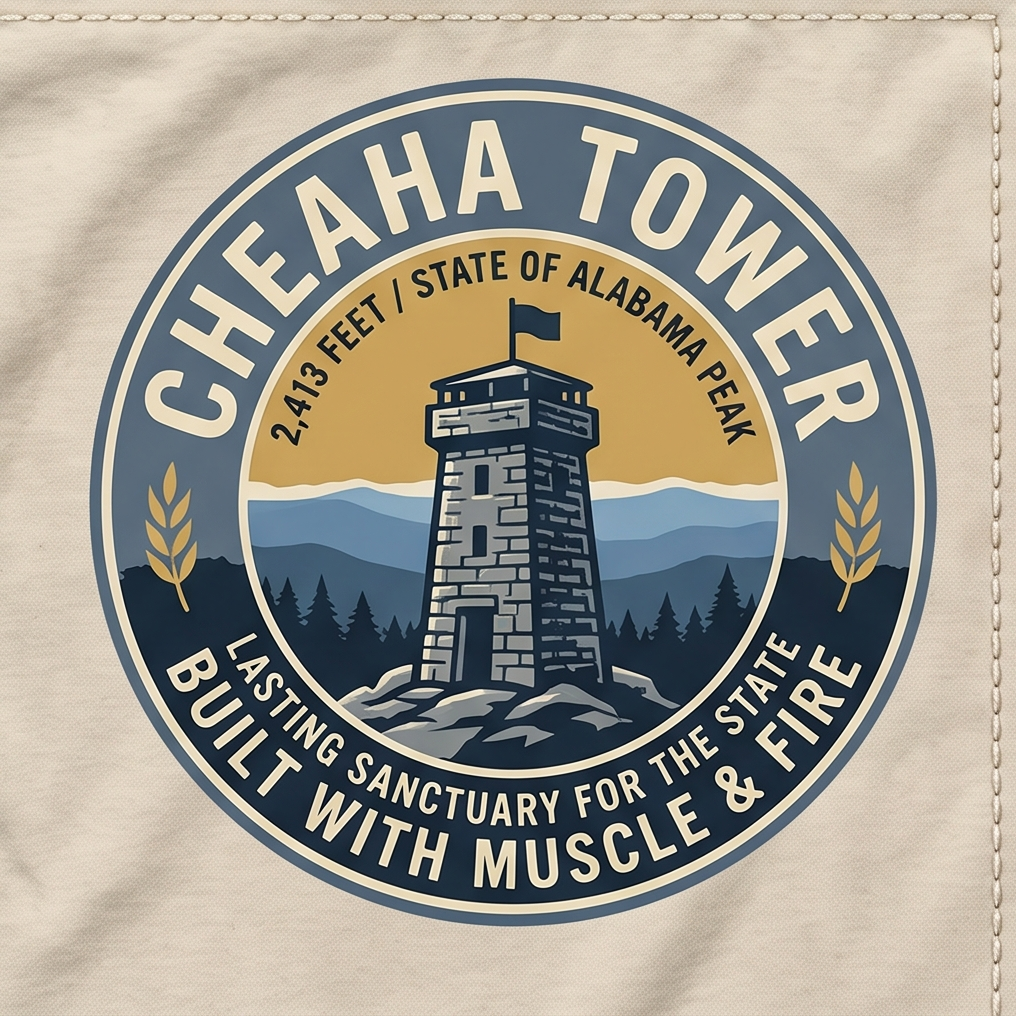Cheaha Tower Sticker